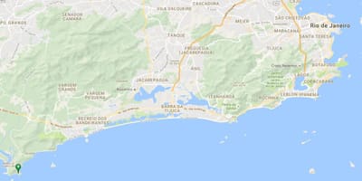 地图的贝壳海滩