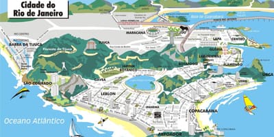 地图3d Rio de Janeiro