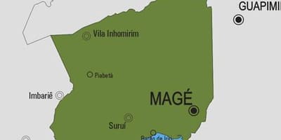 地图Magé市