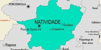 地图Natividade市