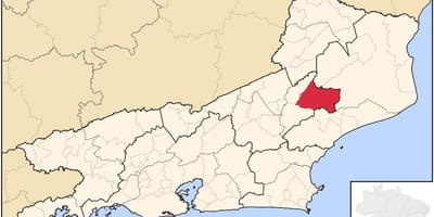 地图的Santa Maria Madalena