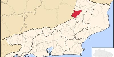 地图圣Antônio de Pádua