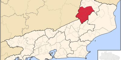 地图圣Antônio de Pádua