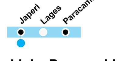 地图SuperVia线Paracambi
